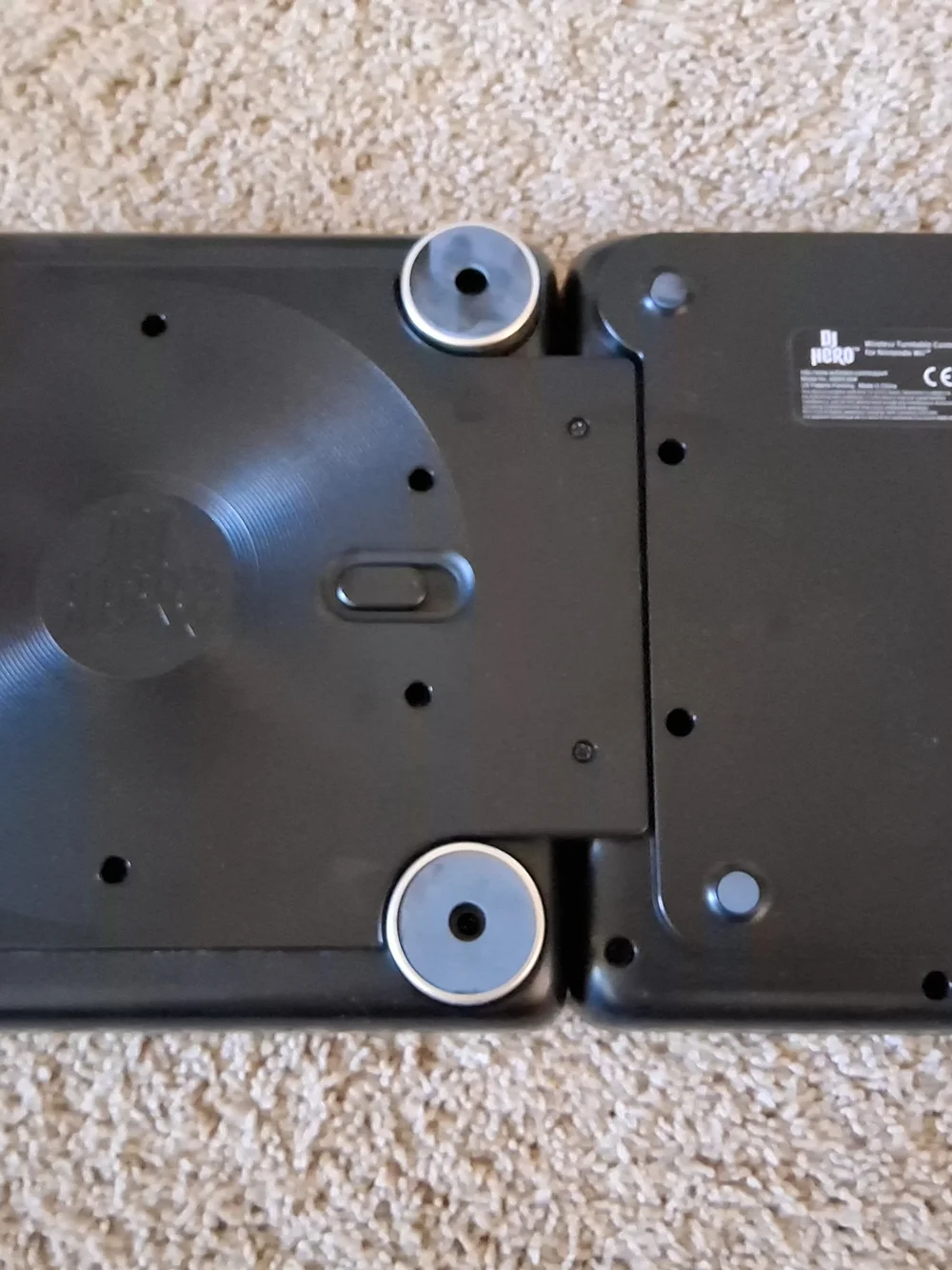 Nintendo Wii DJ Hero 2 Turntable Bundle in Original Box w/Instructions + CD Game